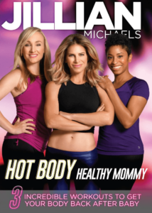 Jillian Michaels Hot Body Healthy Mommy Review, an at home workout for your postpartum weight loss journey.