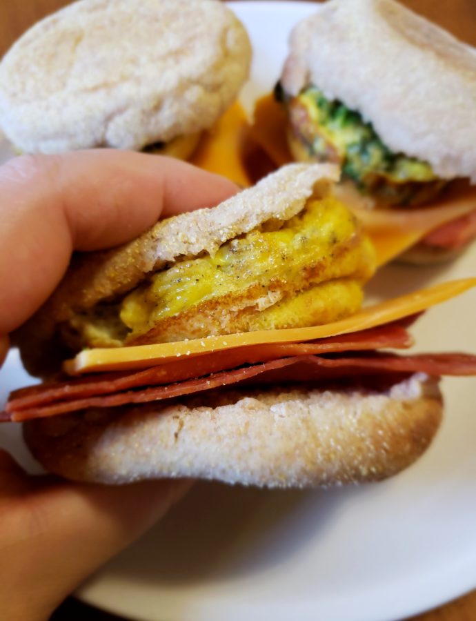 Make-Ahead Breakfast Sandwiches (0 WW Smartpoint Egg Patties)
