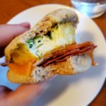make ahead breakfast sandwiches, an easy quick breakfast that's low on calories and budget friendly! #healthyrecipes #health #fitness #fitandfrugalmommy #eatclean