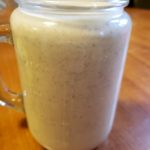 A delicious peanut butter banana smoothie that curbs the peanut butter craving without the bread. #fitandfrugalmommy #fitness #health #healthyrecipes #smoothierecipes #eatclean