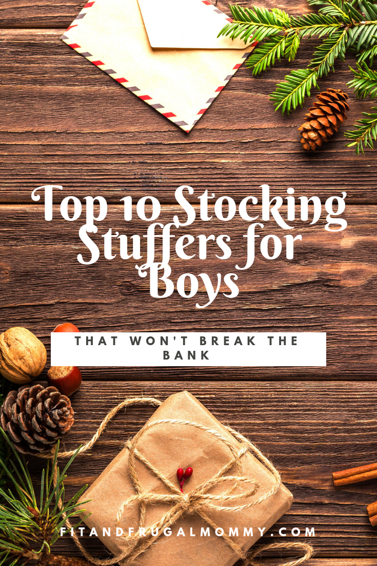 Top 10 Stocking Stuffers for boys that are budget friendly and fun! #fitandfrugalmommy #stockingstuffers #christmas #presentideas