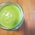 A creamy, green, super food smoothie that's packed with nutrients and low on calories! #fitandfrugalmommy #healthyrecipes #healthysmoothies #health #fitness #eatclean #lowcarb