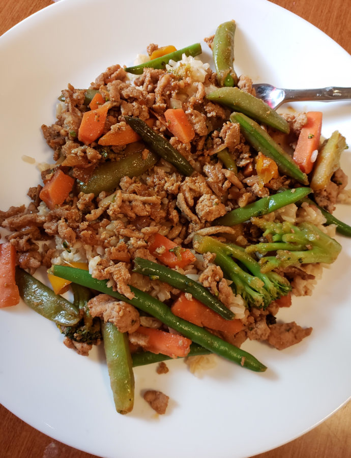 Quick & Easy Ground Chicken Stir Fry