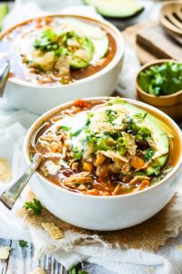 Crockpot Chicken Tortilla Soup