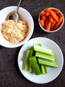 High Protein Low Carb Buffalo Chicken Dip, a healthy snack recipe or lunch recipe that will keep you full for hours! #fitandfrugalmommy #healthyrecipes #health #eatclean #lowcarb