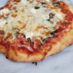 How to make two ingredient dough pizza, a quick and easy healthy dinner recipe.