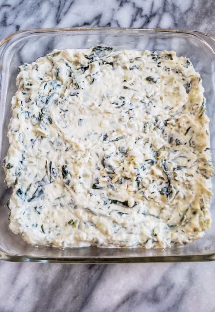 Skinny Spinach Dip, a quick and easy, healthy spinach dip. A low carb, keto dip!