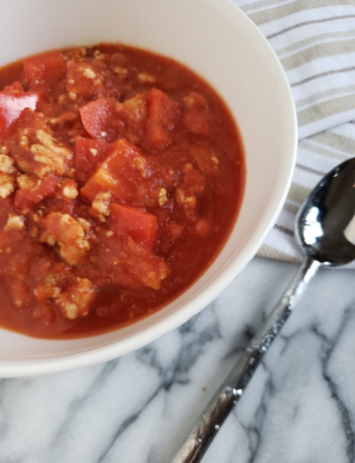 0 Point Stuffed Pepper Soup